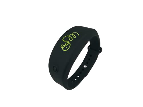 Pulsera Dispensador de Gel desinfectante - Negro Taile L (Adulto)