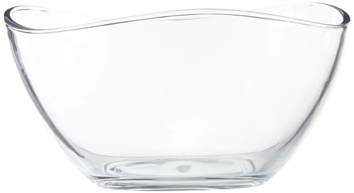 LAV Small Bowl Set of 2 | Glass Soup Bowls | Recyclable and Eco-Friendly | Ideal for Serving Soups, Stews, and Salads | Perfect for Home, Parties, and Everyday Use | Dishwasher Safe | 32.25 oz