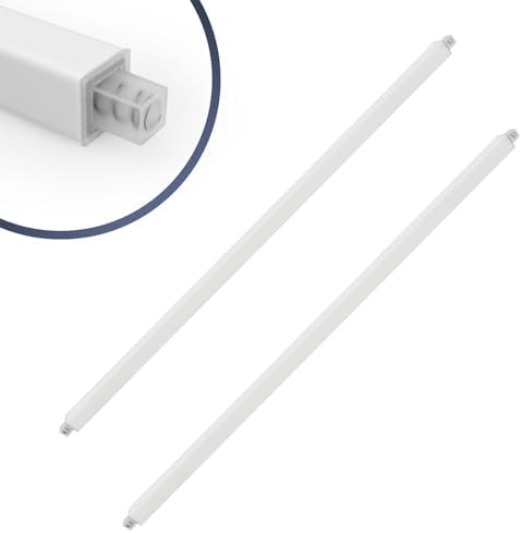 Amazon.com: Earthtec 2 Pcs 24 Inch White Replacement Bathroom Towel Bar ...