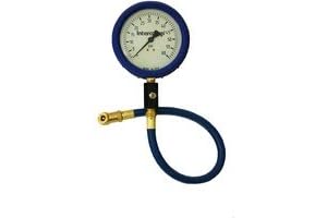 INTERCOMP 360060 RACING TIRE PRESSURE AIR GAUGE, 0-60. 4" GLOW-IN-THE-DARK DIAL