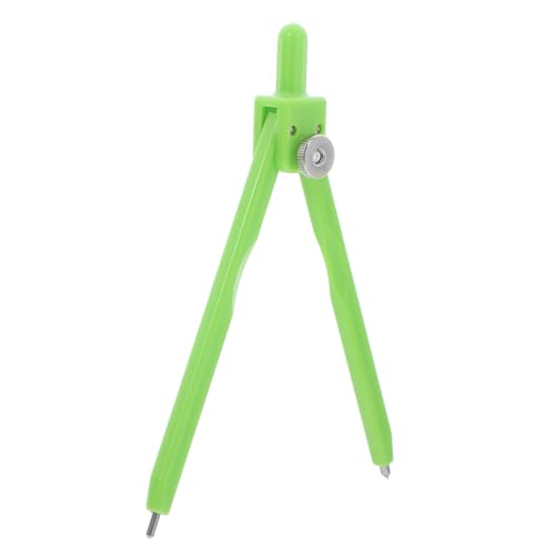 Compas à dessin pour aveugles POPETPOP en plastique vert robuste pour tracer des cercles