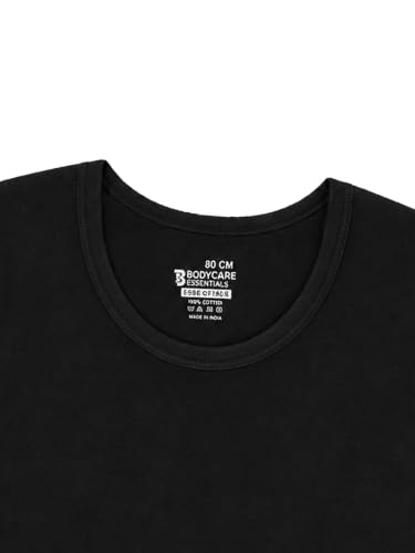 Image of BODYCARE Unisex Polycotton Slim Fit Thermal Tops Round Neck Full Sleeves Pack Of 1