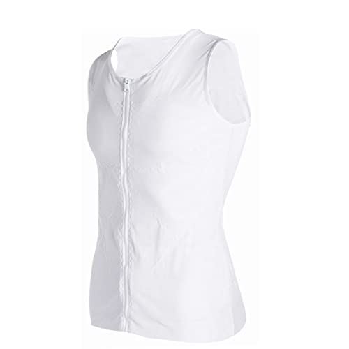 Corset modelant le corps masculin avec zip pour éliminer l'effet ventre rond