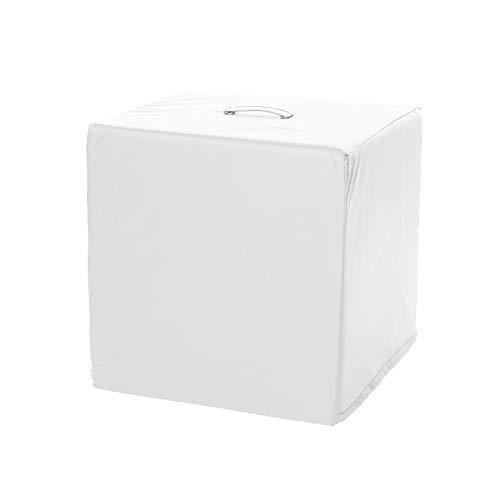 Image of foamnasium Large Block, Indoor Foam Playset, Soft Toddler and Active Kids Play Foam Block for Crawling, Climbing, and Jumping, Made in The US, White