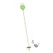rockible Golf Flagstick and Cup Putting Green Flag Stick Golf Putting Cup Golf Flagpole with Handle for Outdoor Training Practice Lawn, Green