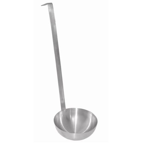 A-to-Z Supply SLTL011 Ladle, 24 oz. Capacity, Two-Piece Construction, Hooked Handle, Stainless Steel