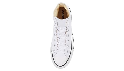 Converse Women's CTAS Lift Platform Hi Top, Canvas - White/Black/White, Size 7.54