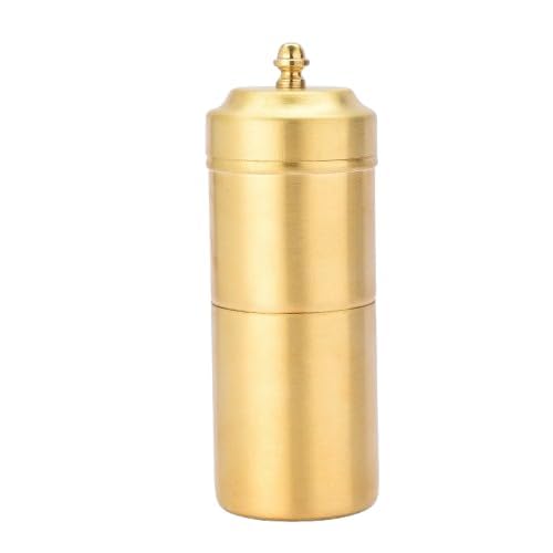 Image of Premium Brass Coffee Filter Machine | Reusable Traditional Coffee Maker for Strong Filter Kaapi | Kitchen & Dining Essentials (200 ML)