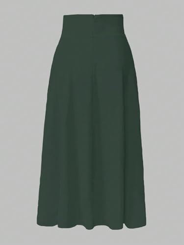 Women's 2025 Casual Maxi Long Skirts Elegant Skirt2