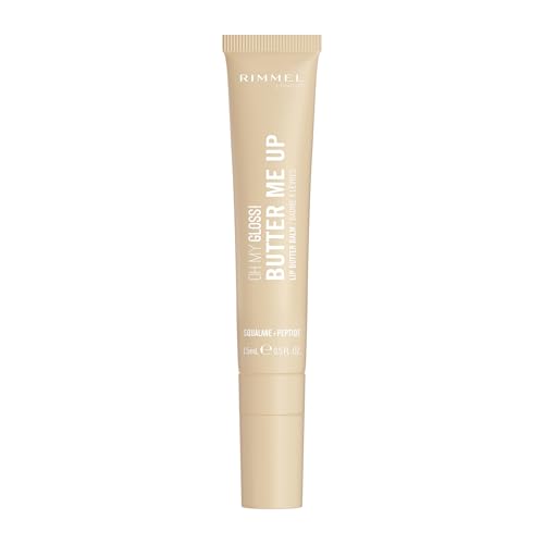 Rimmel London Oh My Gloss Butter Me Up Lip Butter Balm 001 Vanilla Frost Hydrating Lip Balm Tinted Lip Balm Lip Care Hydration Nourishing Squalene