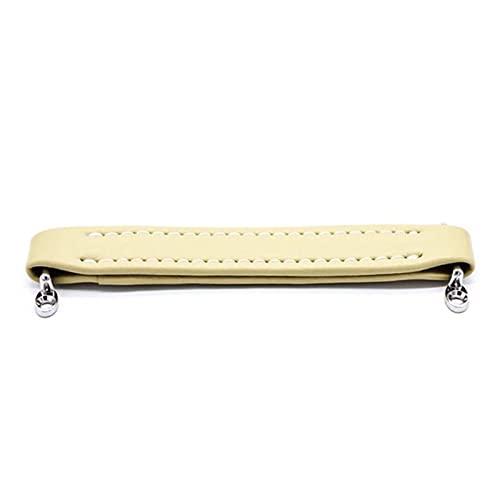 Sangle d'amplificateur vintage en cuir Youther beige pour une finition élégante