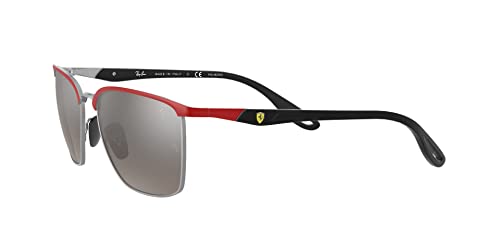 Image of Ray-Ban Unisex Rb3673m Scuderia Ferrari Collection Square Sunglasses