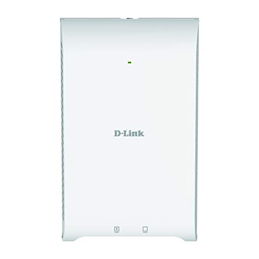 D-Link DAP-2622 Punto de Acceso Inwall, Antena WiFi, AC1200 Wave 2, PoE, gestión unificada, Portal captivo, Fast Roaming, Ideal hoteles PoE passthrough, encastrable