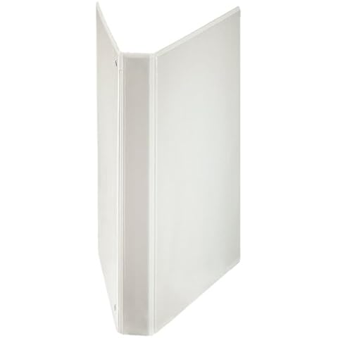 Esselte 4 Ring Binder, White, 230 Sheets Cover