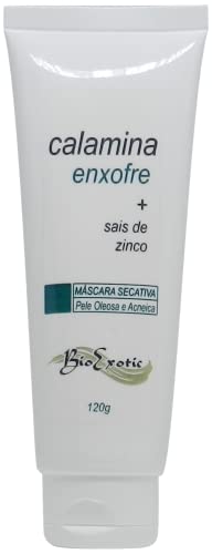 Máscara Facial Secativa Adstringente com Calamina, Enxofre e Sais de Zinco 120g Bioexotic