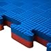 Mugar- Tatami Puzzle 100x100x2,5cms Azul y Rojo Reversible Esterilla Goma Espuma Estructura Pack Ideal Artes Marciales, Judo, Taekwondo, Karate, Yoga, Pilates-Suelo Tatami Japonés (4m2)