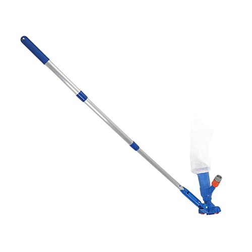 Aspirador de pó para Piscina, 113,5 Cm Amplamente Aplicável Em Plástico Telescópico para Piscina Esc