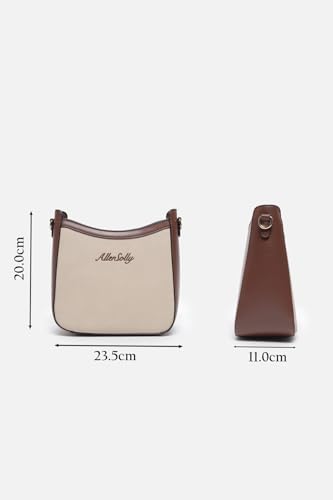 Image of Allen Solly Women's Compact Crossbody Sling Bag | PU Leather | Soft Touch | Detachable Sling | College & Daily Carry