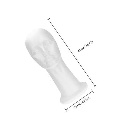 Cabeza de maniquí expositora para optimizar el diseño visual de escaparates 7