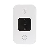 Appareil Hotspot débloqué 4G LTE, Routeur Hotspot WiFi Mobile avec Emplacement pour Carte SIM, Vitesse de Téléchargement jusqu'à 150 Mbps, Prise en de la Connexion de 10