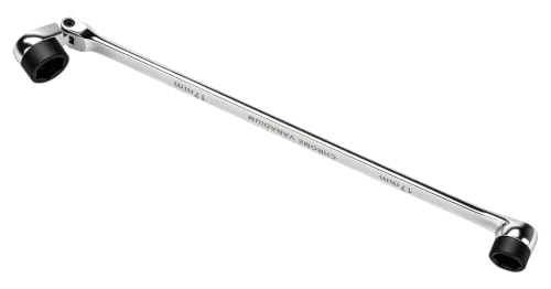 Image of 16.5 inch Long Flex Head Nano Socket Ratchet Wrench for 3 /8 inch Nano Sockets, 17mm
