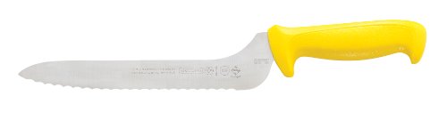 Mundial Y5620-9E 9-Inch Offset Serrated Edge Sandwich Knife, Yellow