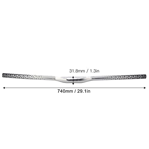 Fasj Mountain Bike Handlebar, High Hardness Mountain Bicycle Riser Bar High Shock Resistance Durable 31.8Mm For Mountain Bike(Titanium Standard) #TOP6