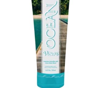 Ocean Views Tanning Lotion with Coconut Oil and Tea Tree Oil, 8.5 oz