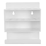 MOTHNUR Acryl Stifthalter Weiß mit Robustem Sockel Multifunktionale Aufbewahrungsbox für...