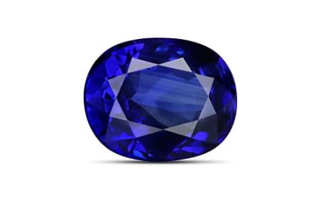 Dine Gems �{���̃J�V�~�[���u���[�T�t�@�C�A�X�g�[�� 6.25�J���b�g �j�[�����W�F���X�g�[�� �I���W�i�� �F�� Nilam Nag Neela Pukhraj Ratan Blue Saffire Stone �M�t�g�p Indraneelam �H