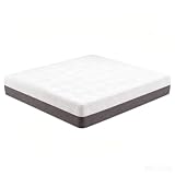 LANSEISTENJI 10 Inch Medium Firm Memory Foam Mattress with Phase Change Cooling Cover, CertiPUR-US Certified Multi-Layer Pressure Relief Mattress in a Box(Full75*54)