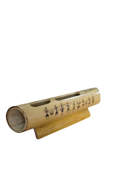 Natural Bamboo Sound Amplifier, Eco Speaker, Traditional Design with Carved Decorative Pattern, Passive Acoustic Phone Stand-picture-44