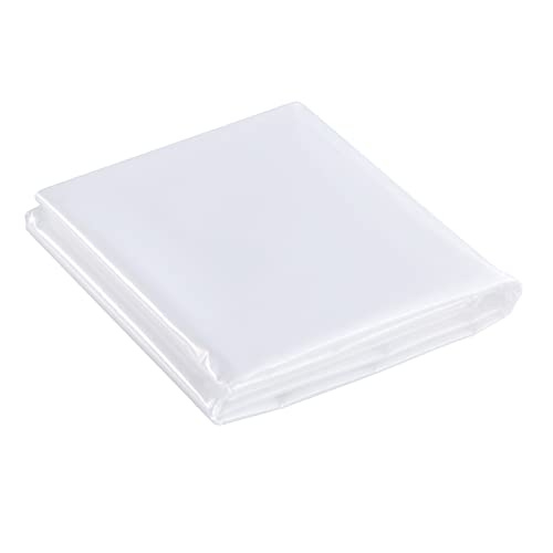 Prowee Heavy Duty 3Mil Plastic Drop Cloth For Painting 9-Feet X 12-Feet Plastic Sheeting Waterproof Paint Floor Cover Plastic Drop Sheet Painters Clear Tarp #TOP2