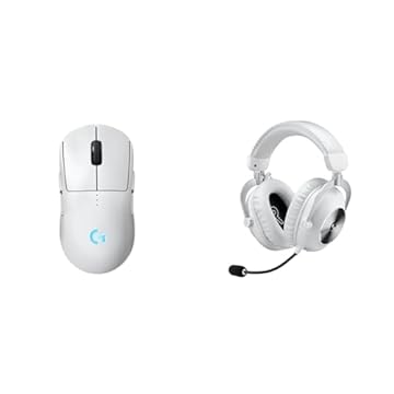 Kit Logitech G PRO 2 Wireless Branco + Headset PRO X 2 LIGHTSPEED Branco
