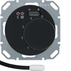Thermostat plancher chauffant NO connecté à vos besoins, finition noir brillant