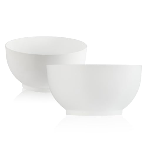 Tymar Macetero para exterior, cuenco redondo para tumba de plástico mate (blanco; diámetro de 24 cm)