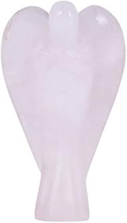 FASHIONZAADI Opalite Gemstone Angel Guardian Pocket Angels Figurine For Reiki Healing Crystal Statue Hand Carved Chakra Balancing Aura Cleansing & Love Crystals Size :- 50-60 Mm Apr. (Set of 3)