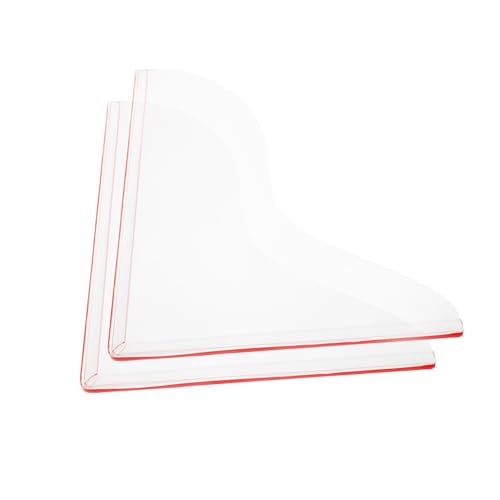 CONGARTENO 1pair Large Shower Splash Guard Bathtub Side Barrier with Decorative Patterns for Easy Installation Transparent Design to Keep Water Inside Bath