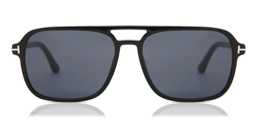 Image of Tom Ford CROSBY FT 0910 Shiny Black /Grey 59 /16 /140 men Sunglasses