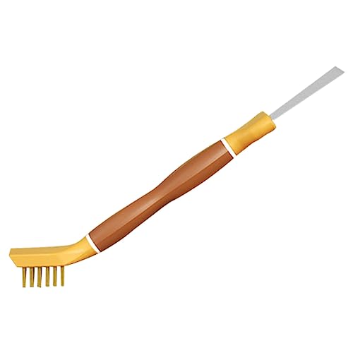 OHPHCALL Cepillo para Fregar Estufas Raspador Inoxidable Limpiador De Grietas Baño