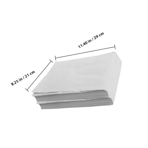 HOMSFOU 200 Sheets Germination Tray Planting Paper for Sprouts and Soybeans, Unbleached White Paper with High Germination Rate and Wear Resistance, for Greenhouse and Soilless Cultivation - Image 2