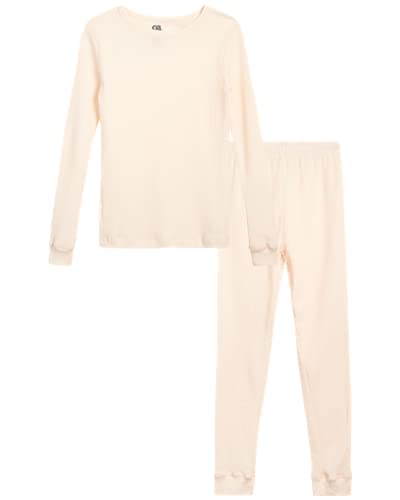 image for ONLY BOYS’ Thermal Underwear Set – 2 Piece Waffle Knit Top and Lon