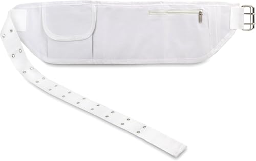 Adjustable Ihram Hajj Umrah Haji Waist Belt with Front Pockets and Zippered Compartments - Fits Up to 50" Waist - Ihram Belt for Hajj and Umrah2