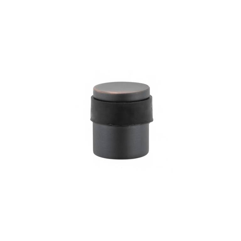 Kooples Hardware Atlantic Cylinder Premium Floor Mounted Door Stop Heavy Duty Modern Door Stopper with Concealed Fix for Internal or External Doors (Antique Copper)