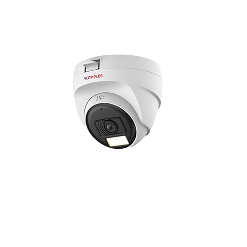 Image of CP Plus illumax 2.4MP Dome Camera [Color Night Vision + MIC Audio + SMART Dual Light + Motion Detection] Hybrid 4in1 Switch for TVI /CVI /AHD /CVBS [New Version]