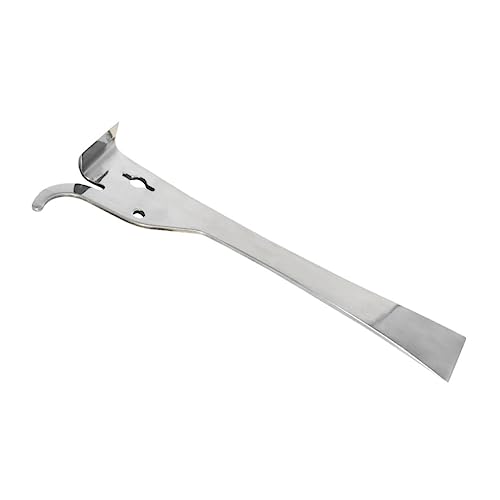 AKOOSY Herramienta Apicultura Acero Inoxidable Raspador para Cortar Panal Miel y Propóleos Mango Seguro y Cómodo Profesional