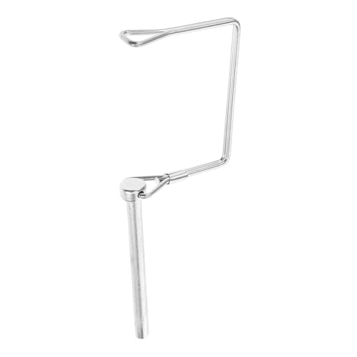 HIAKDOFT Safety Bayonet Fixed Lock Trailer Hitch Lock Pin Coupler Safety Pin for Lawn Tractor Trailer Coupling