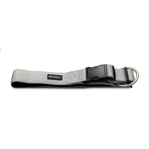 Wolters Halsband Professional Comfort extra-breit, Farbe:Silber/schwarz, Größe:60-70 cm x 45 mm