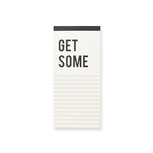 Kariniti Premium Magnetic List Notepad “Get Some” – Mini 3.5×7.7 in Tear-Off Pad for Fridge – 50 FSC® Sheets (Pack of 1)