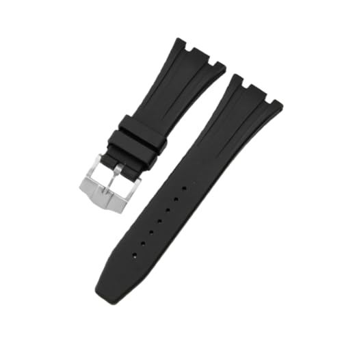 Bracelet montre 28mm silicone souple pour remplacer un bracelet usé ou rigide